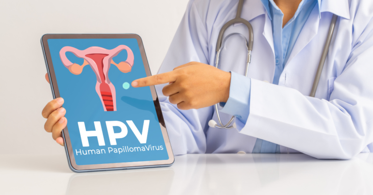 HPV Infcetion Illustration.